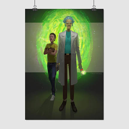 Плакат "Рік та Морті, Rick and Morty", 60×43см, фото 1