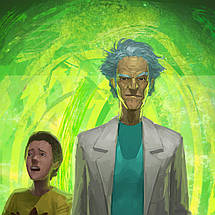 Плакат "Рік та Морті, Rick and Morty", 60×43см, фото 2