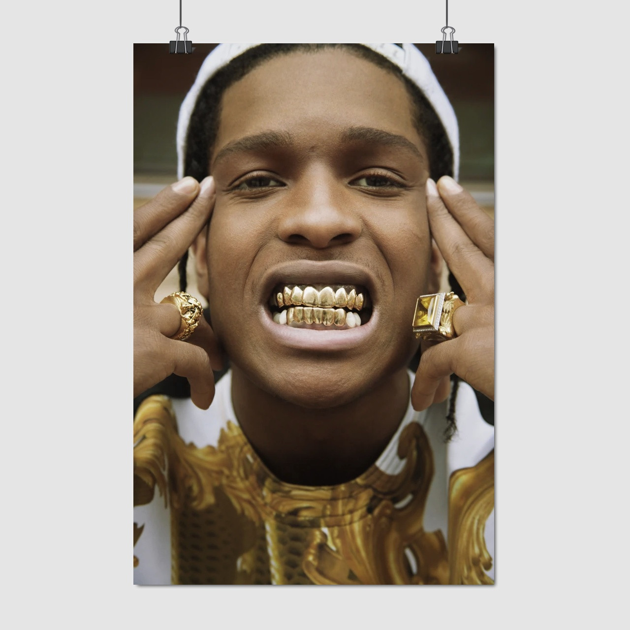 Плакат "Ракім Маєрс, репер, A$AP Rocky, Asap Rocky", 60×40см