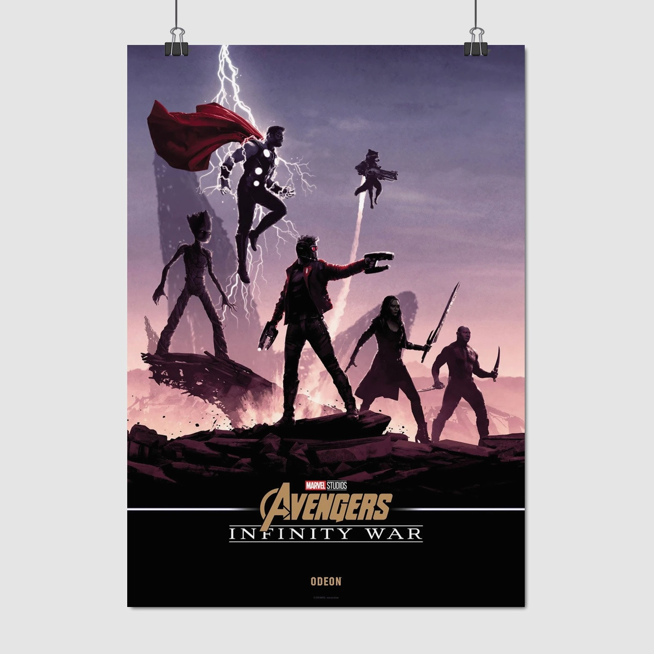 Плакат "Месники, Війна Нескінченності, Avengers: Infinity War (2018)", 60×43см