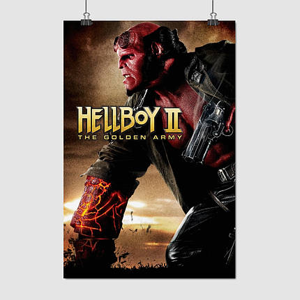 Плакат "Хелбой 2: Золота Армія, Hellboy 2: The Golden Army (2008)", 60×40см, фото 1