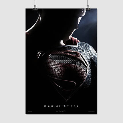 Плакат "Людина зі сталі, Генрі Кавілл, Superman, Man of Steel (2013)", 60×41см, фото 1