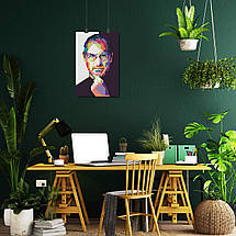 Плакат "Стів Джобс, поп-арт, Steve Jobs", 60×40см, фото 5