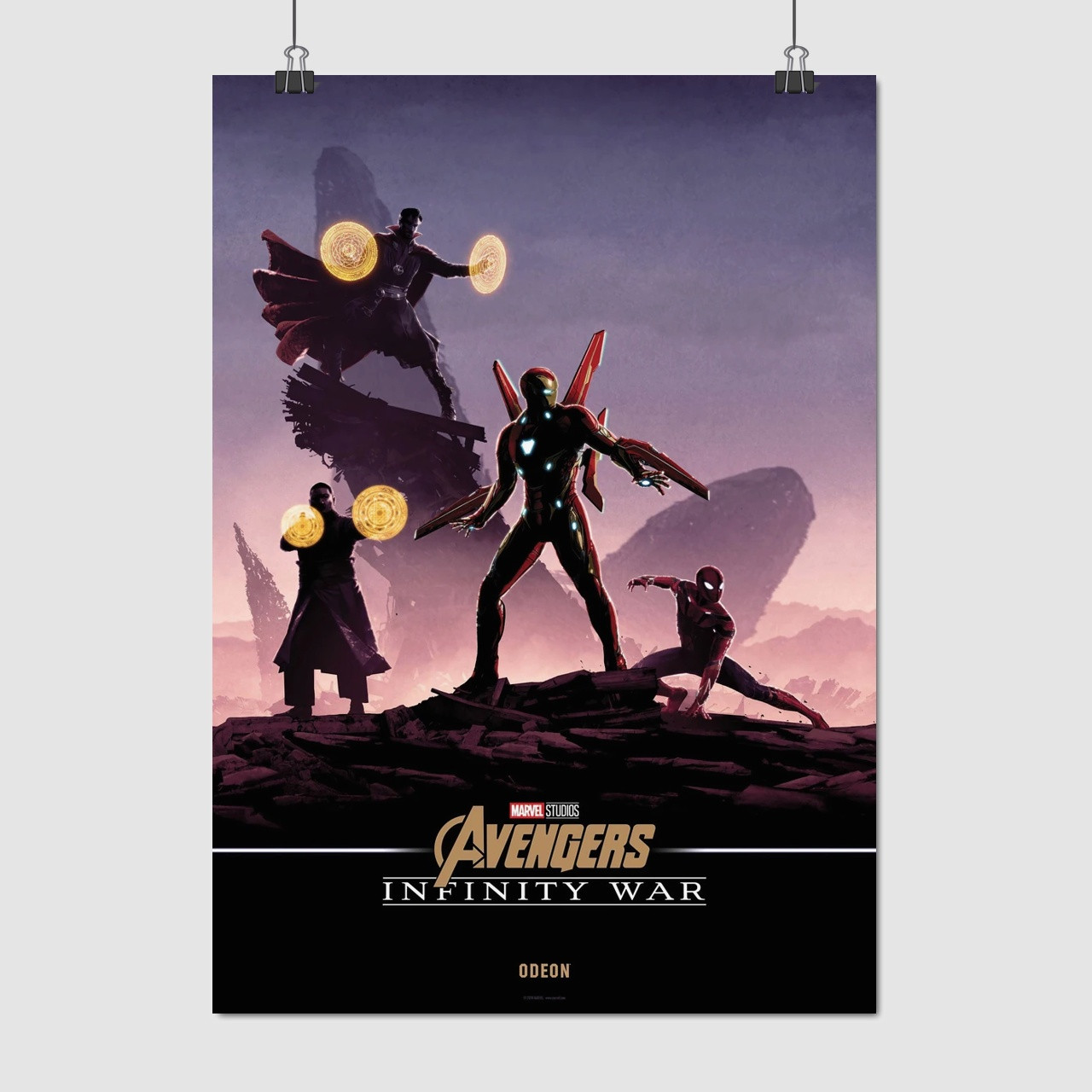 Плакат "Месники, Війна Нескінченності, Avengers: Infinity War (2018)", 60×43см