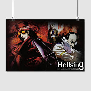 Плакат "Геллсінґ, Hellsing", 40×60см