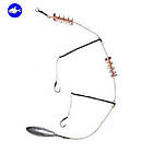 Риболовна оснастка «Вбивця карася з відводом» (2 відвода, вантаж «Торпеда» 40g, 50g, 60g, 70g, 80g)