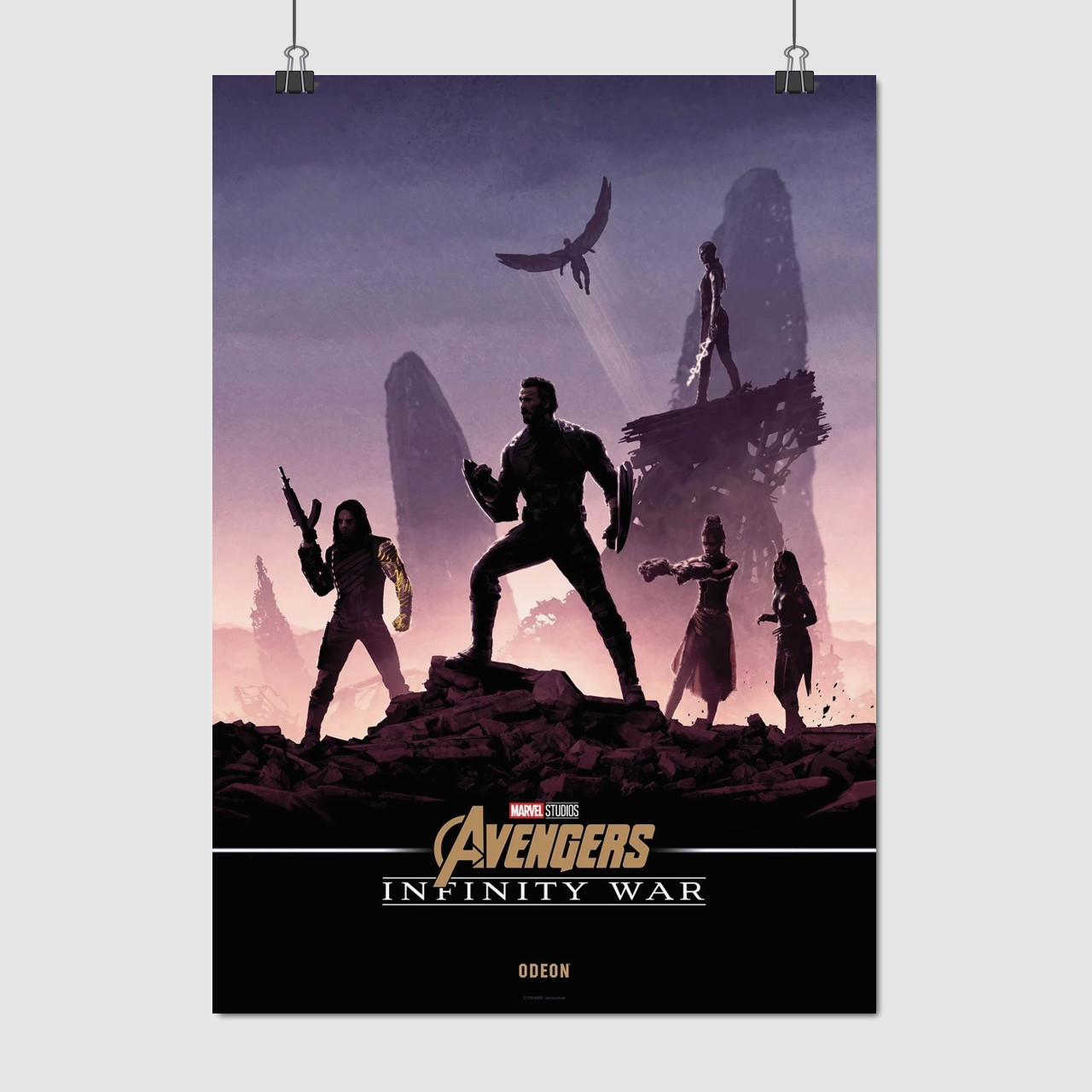 Плакат "Месники, Війна Нескінченності, Avengers: Infinity War (2018)", 60×43см