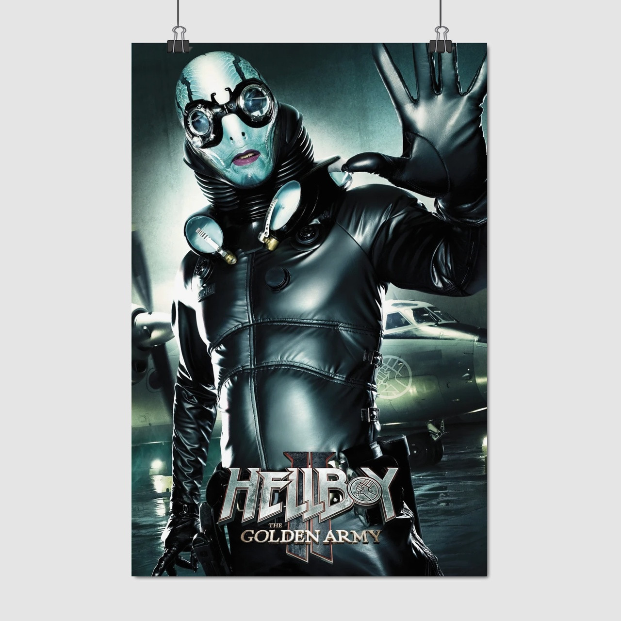 Плакат "Людина-амфібія Ейб Сапієн, Hellboy 2: The Golden Army (2008)", 60×40см