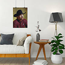 Плакат "Чак Норріс у крислатому капелюсі, Chuck Norris", 60×43см, фото 5