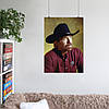 Плакат "Чак Норріс у крислатому капелюсі, Chuck Norris", 60×43см, фото 7
