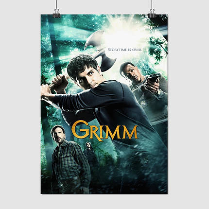Плакат "Грімм, Grimm", 60×43см, фото 1