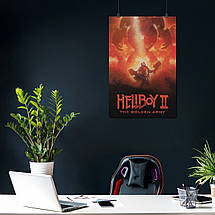 Плакат "Хелбой 2: Золота Армія, Hellboy 2: The Golden Army (2008)", 60×40см, фото 4