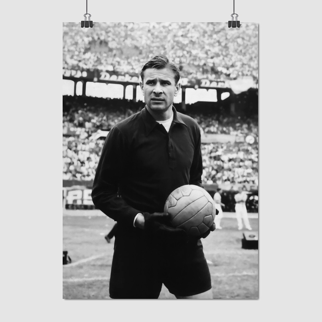 Плакат "Воротар Лев Яшин на Чемпіонаті Світу 1966", 60×43см