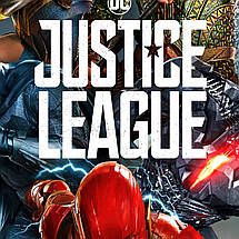 Плакат "Ліга Справедливості, Justice League (2017)", 60×39см, фото 3