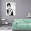 Плакат "Одрі Хепберн, фото з цигаркою, Audrey Hepburn", 60×43см, фото 8