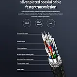 Кабель Thunderbolt 5 Type-C Folem TBT5, USB4, PD 240W швидке заряджання, монітор 16K, передавання даних 80 Gbps, фото 11
