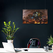 Плакат "Вархаммер 40000, Ультрамарин, Warhammer 40000", 60×107см, фото 3