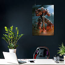 Плакат "Вархаммер 40000, Лорд Інквізитор Торквемада Котес, Warhammer 40000", 60×43см, фото 3