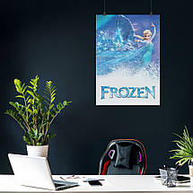 Плакат "Крижане серце, Ельза, Frozen", 60×43см, фото 3