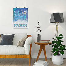 Плакат "Крижане серце, Ельза, Frozen", 60×43см, фото 4