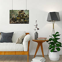 Плакат "Вархаммер 40000, Смертодред орків, Warhammer 40000, Deff Dread", 43×60см, фото 4