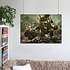 Плакат "Вархаммер 40000, Смертодред орків, Warhammer 40000, Deff Dread", 43×60см, фото 6