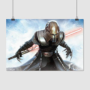 Плакат "Сітх-сталкер, Зоряні Війни, Star Wars, Sith Stalker", 40×60см
