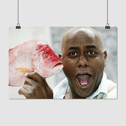 Плакат "Повар Ейнслі Гарріотт, Ainsley Harriott", 40×60см, фото 1