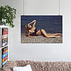 Плакат "Дівчина на пляжі", 40×60см, фото 6