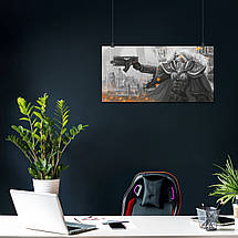 Плакат "Вархаммер 40000, Сестри Битви, Warhammer 40000, Adepta Sororitas", 30×60см, фото 3