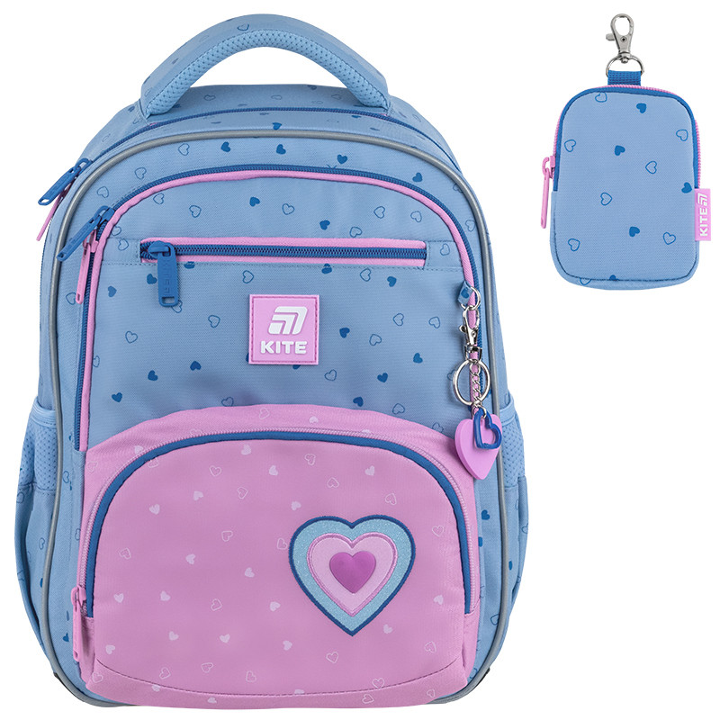 Рюкзак шкільний Kite Education Lovely K25-773M-1   M(130 — 145 см)  39х28,5х13,5  блакитний