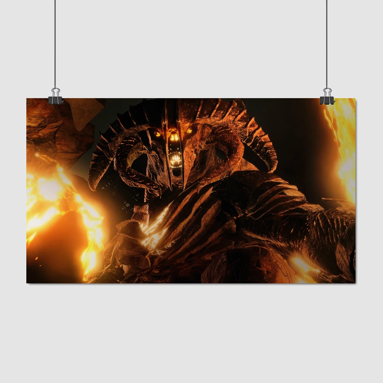 Плакат "Володар перснів, Балроґ, Lord Of The Rings", 34×60см