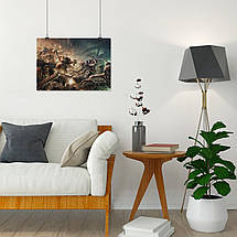 Плакат "Вархаммер 40000, Тираніди та Ультрамарини, Warhammer 40000", 43×60см, фото 4