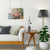 Плакат "Дівчина з гітарою", 43×60см, фото 4