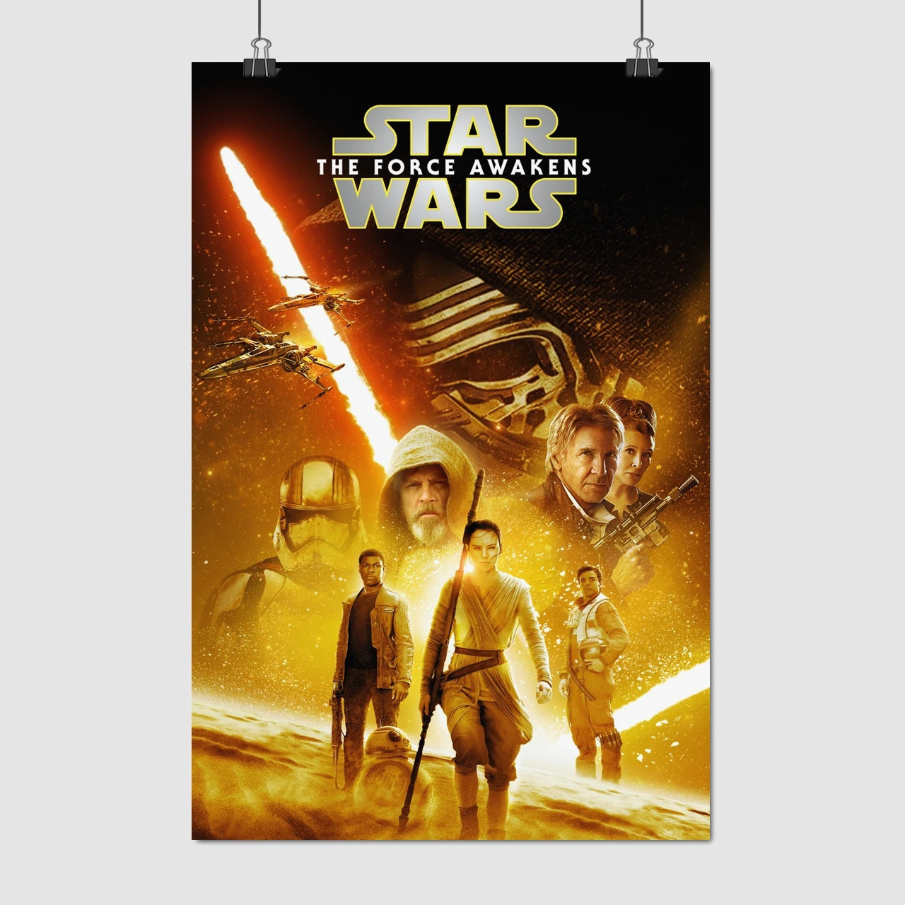 Плакат "Пробудження Сили, Зоряні Війни, Star Wars, Force Awekens", 60×40см