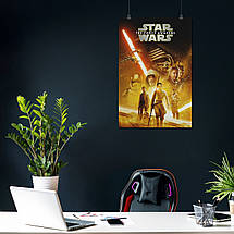 Плакат "Пробудження Сили, Зоряні Війни, Star Wars, Force Awekens", 60×40см, фото 4