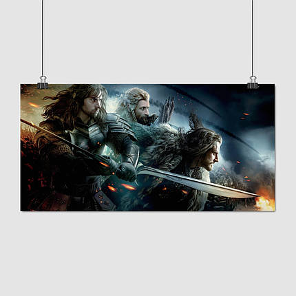 Плакат "Володар перснів, гноми, Lord Of The Rings", 29×60см, фото 1