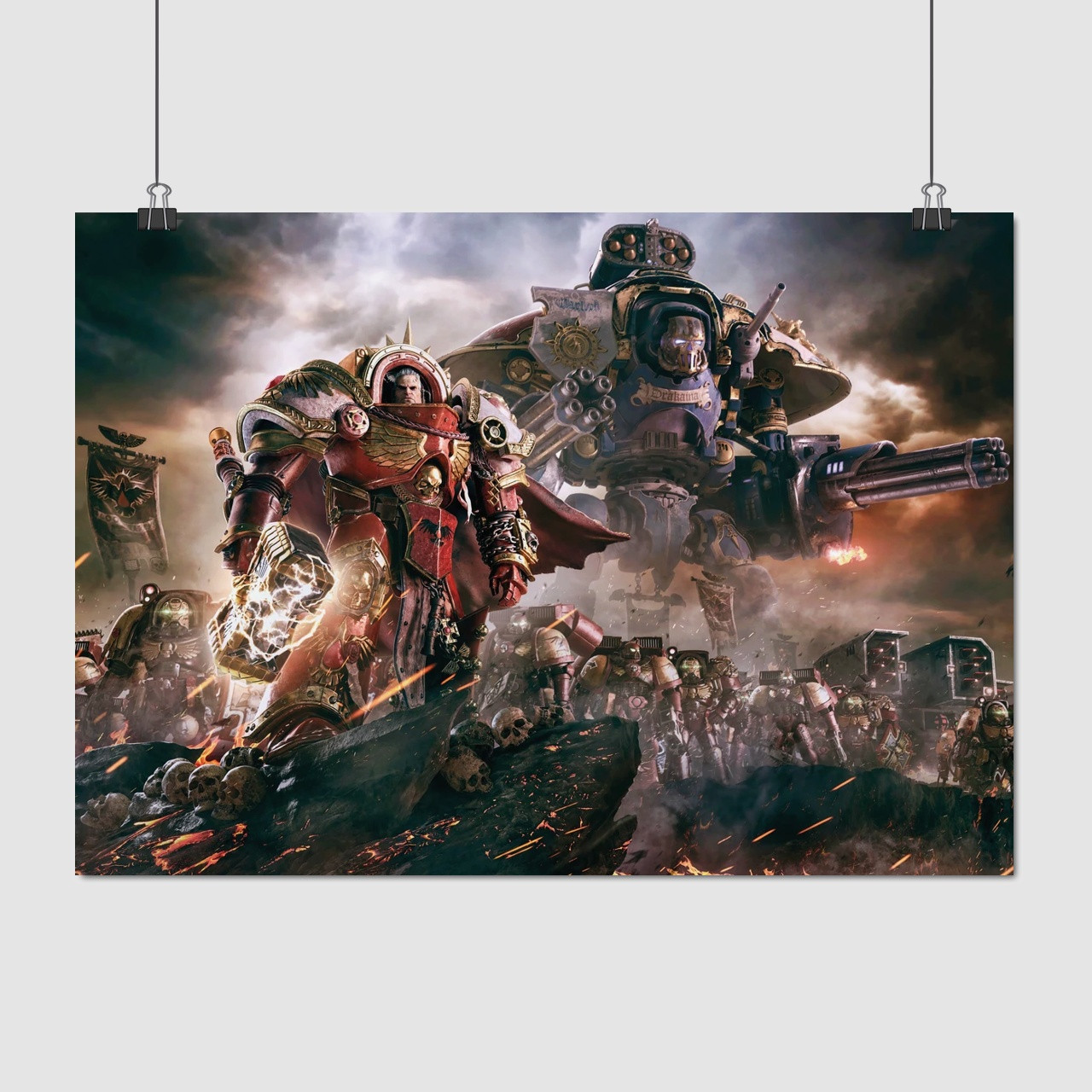 Плакат "Вархаммер 40000, Warhammer 40000, Dawn of War 3", 43×60см