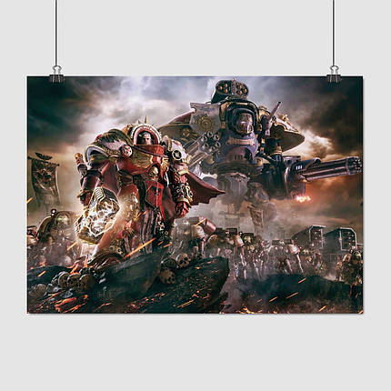 Плакат "Вархаммер 40000, Warhammer 40000, Dawn of War 3", 43×60см, фото 1