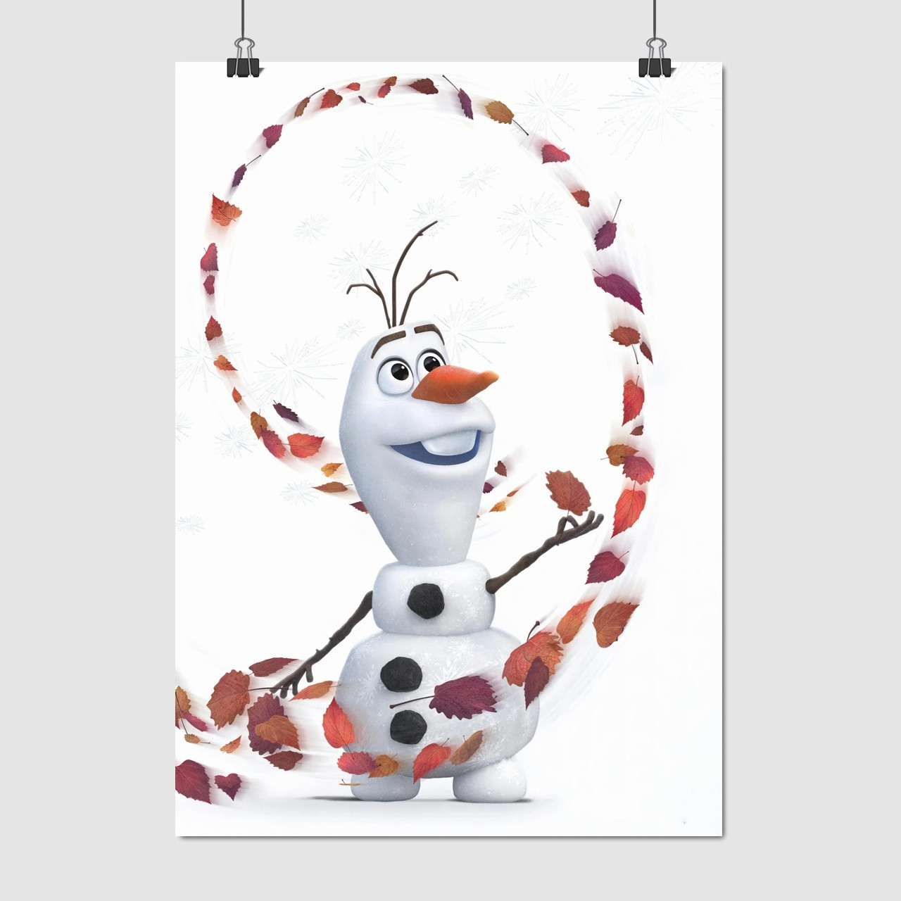 Плакат "Крижане серце 2, Олаф, Frozen 2", 60×43см