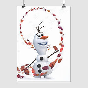 Плакат "Крижане серце 2, Олаф, Frozen 2", 60×43см