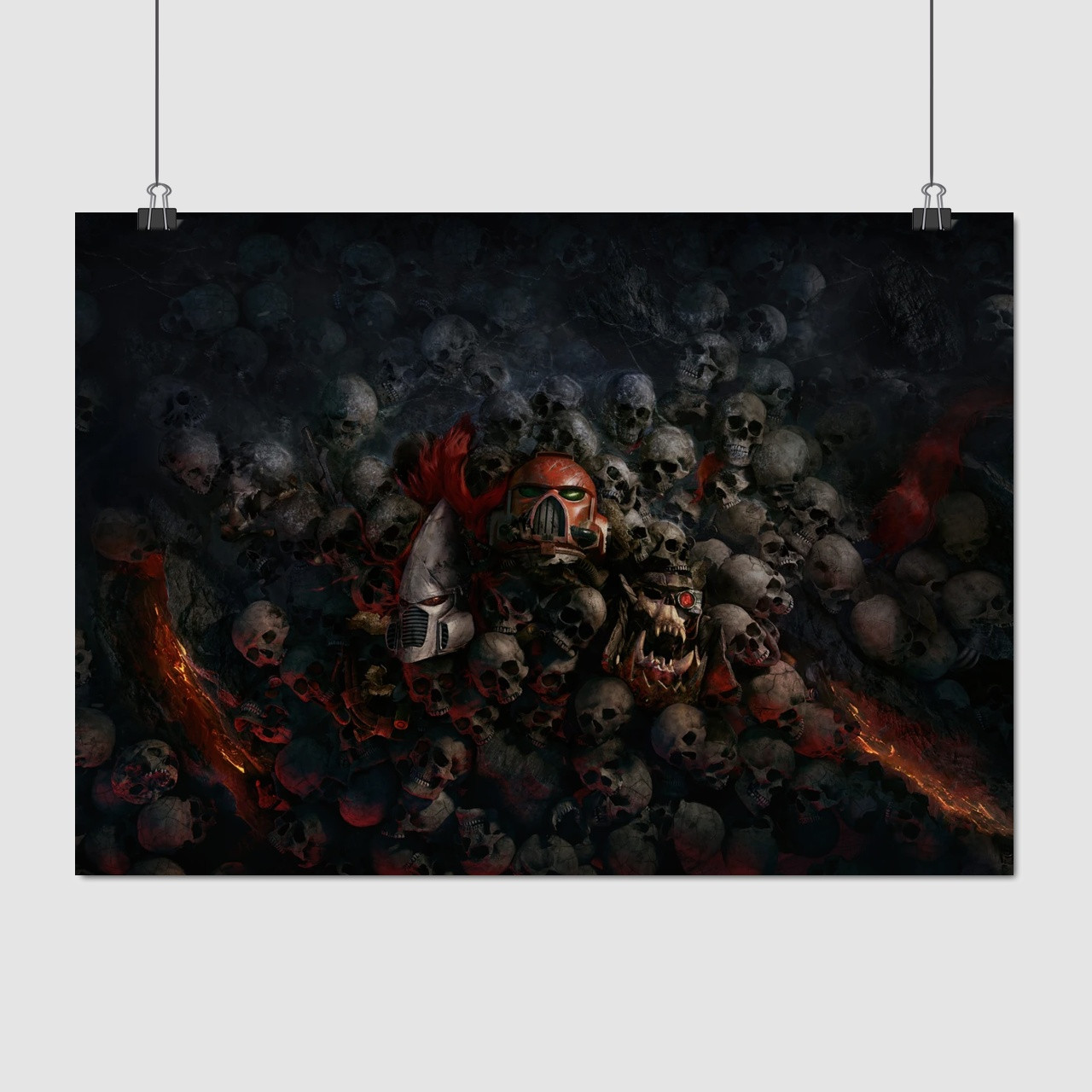 Плакат "Вархаммер 40000, Фінальне примирення, Warhammer 40000", 43×60см