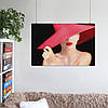 Плакат "Дівчина в червоний капелюх", 40×60см, фото 6