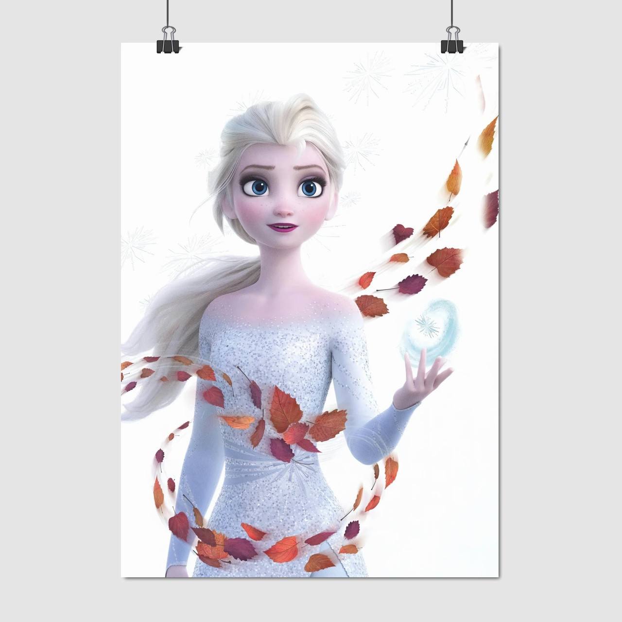 Плакат "Крижане серце, Ельза, Frozen", 60×43см