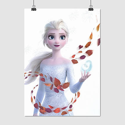 Плакат "Крижане серце, Ельза, Frozen", 60×43см, фото 1