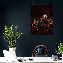 Плакат "Вархаммер 40000, інквизитори, Ordo Hereticus Inquisitors, Warhammer 40000", 60×45см, фото 3