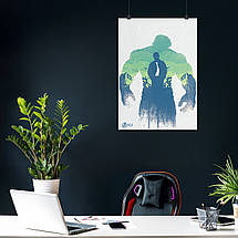 Плакат "Халк, мінімалістичний, Hulk", 60×43см, фото 4