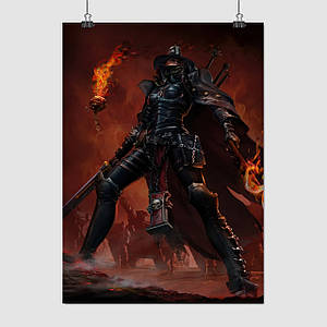 Плакат "Вархаммер 40000, Inquisitor Adrastia, Warhammer 40000", 60×43см