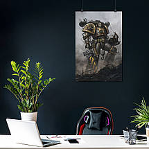 Плакат "Вархаммер 40000, Залізні Воїни, Warhammer 40000, Iron Warriors", 60×40см, фото 4