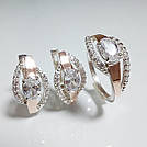 Срібний набір з золотими накладками, фото 9